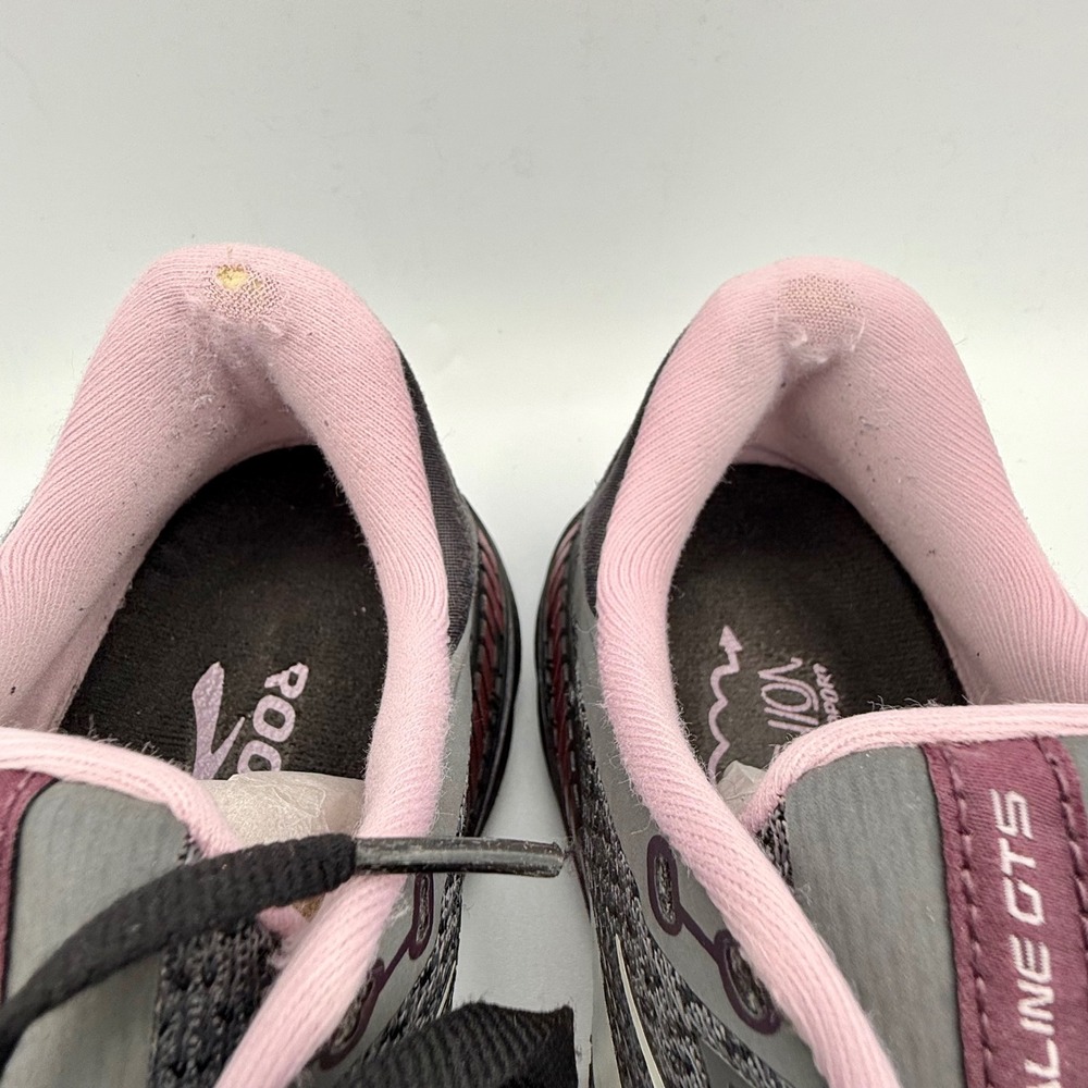 Brooks Adrenaline GTS 22 Womens Running Shoes Grey Pink 1203531B015 Size 9 B - Picture 12 of 14